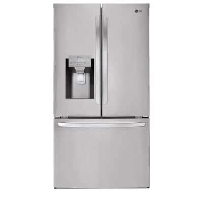 28 cu. ft. French Door Smart Refrigerator with Glide N' Serve and Smart Cooling in PrintProof Stainless Steel