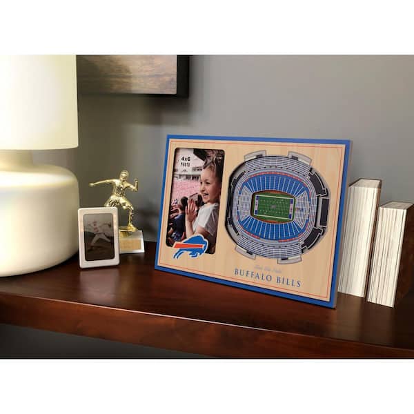 NFL Buffalo Bills Team Colored 3D StadiumView with 4 in. x 6 in. Picture Frame