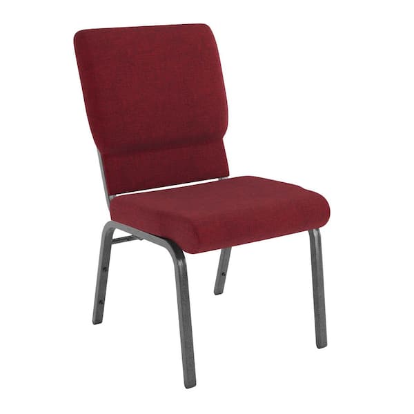 Fabric Stackable Chair in Red