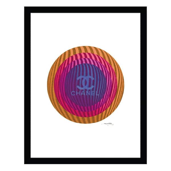 VENICE BEACH Collections Fashion Abstract Design by Fairchild Paris 1 Piece Framed Graphic Print Abstract Poster Art Print 18 in. x 14 in.