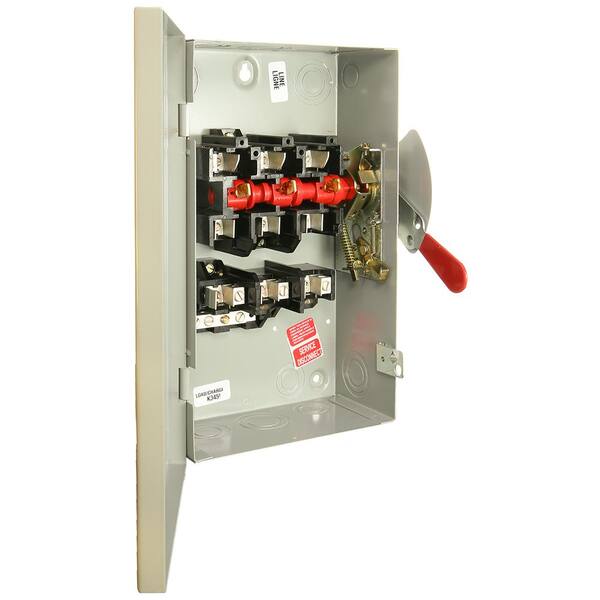 ABB 60 Amp 240-Volt Fusible Indoor General-Duty Safety ABB 60 Amp 240-Volt Fusible Indoor General-Duty Safety