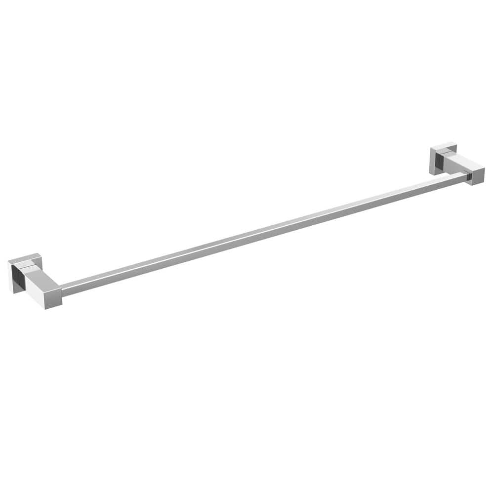 Velum 24-Inch Brushed Stainless Steel Wall Mounted Towel Bar