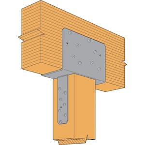 CCQ Column Cap for 5-1/8 in. Beam, 6x Post with Strong-Drive SDS Screws