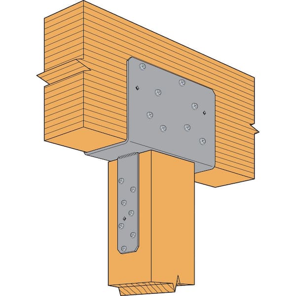 CCQ Column Cap for 5-1/8 in. Beam, 6x Post with Strong-Drive SDS Screws