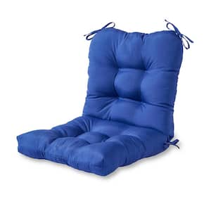 Solid Marine Outdoor Dining Chair Cushion