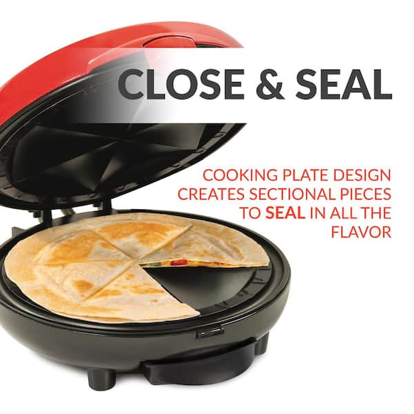 Taco Tuesday 10 in. Electric Quesadilla Maker - Red