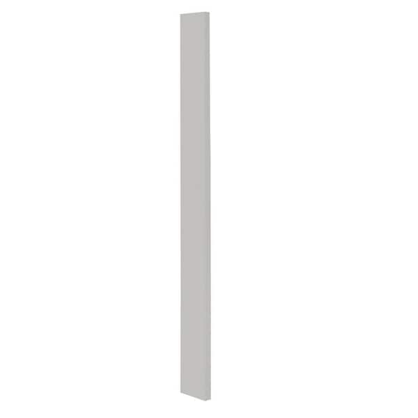 Hampton Bay Avondale 3 in. W x 36 in. H Cabinet Filler in Dove Gray ...