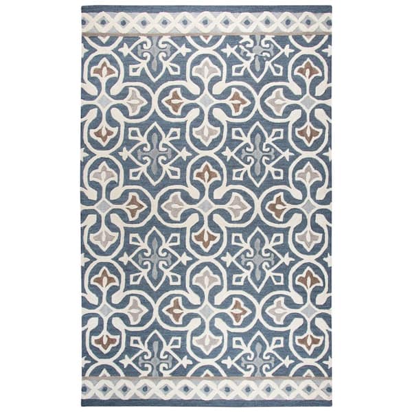 Artistic Weavers Cleveland Hand Tufted Geometric Wool Rug - Bed