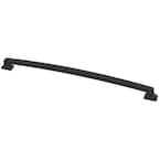 Liberty Classic Edge 12 in. (305 mm) Matte Black Cabinet Drawer Pull