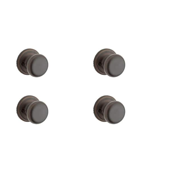 Kwikset Juno Venetian Bronze Passage Hall/Closet Door Knob (4-Pack)