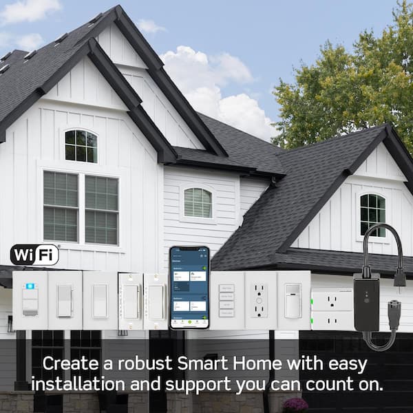 Decora Smart Wi-Fi Single Pole Motion Sensor Dimmer (2nd Gen) Works with Alexa/Google/HomeKit D2MSD-1RW