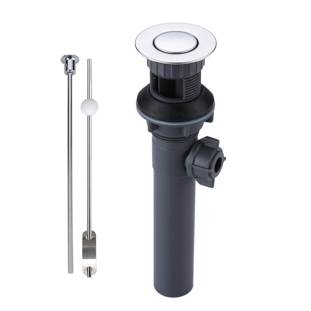 2-1/8 in. x 8-5/8 in. x 8-5/8 in. Bathroom Sink Lift Rod Drain in Chrome price history on PriceWatchPro