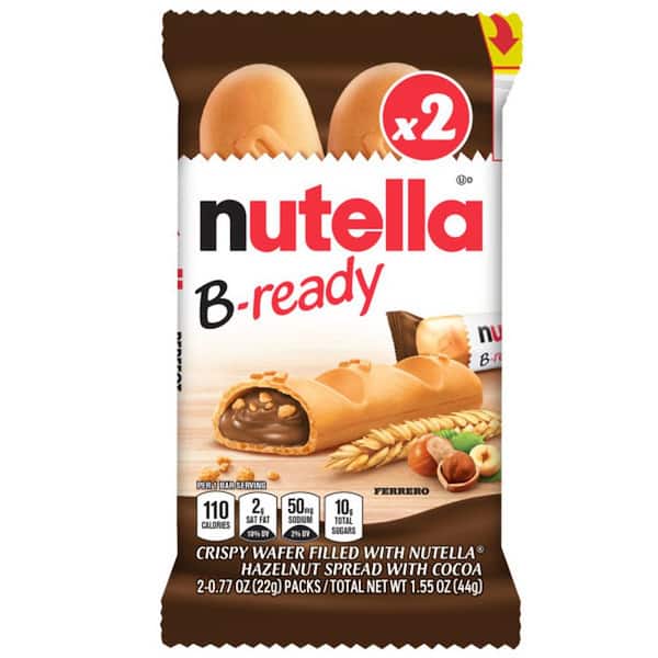 Nutella Snack, 1.55 oz. Hazelnut with Cocoa, Cookies