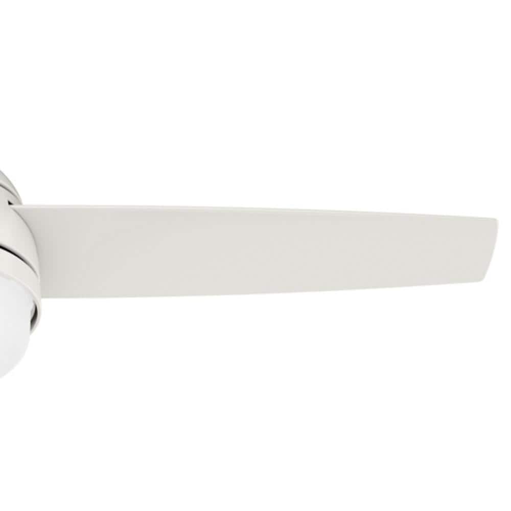 Midtown Fresh White 48" Contemporary Ceiling Fan with LED Light and Remote