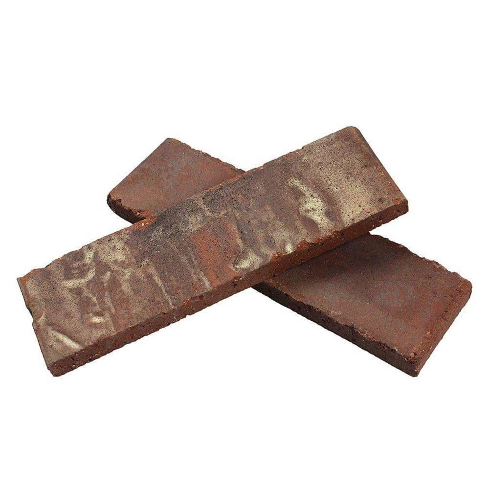 Old Mill Brick Independence Thin Brick Singles - Flats (Box of 50) - 7.625 in x 2.25 in (7.3 sq. ft) TB-270011CS