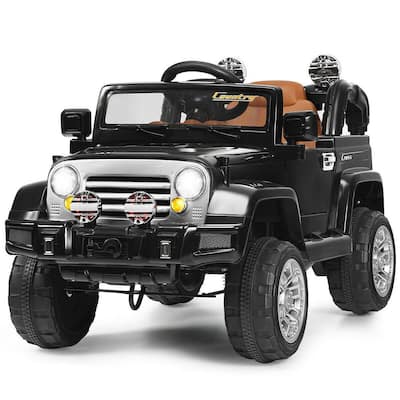 12-Volt MP3 Kids Ride On Truck Car RC Remote Control with LED Lights Music