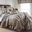 DONNA SHARP Birch Forest 3-Piece Taupe, Grey, White Queen Cotton Quilt ...