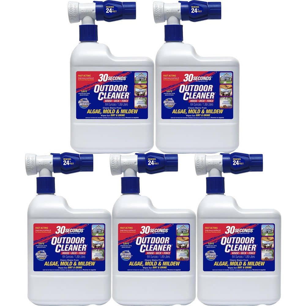 30 Seconds 64 oz. Outdoor Ready-To-Spray Cleaner (5-Pack) 100531438COMBO2 -  The Home Depot