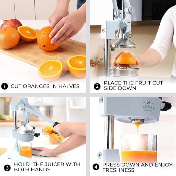 Zulay Kitchen Cast Iron Manual Citrus Juicer Z-4077 - The Home Depot