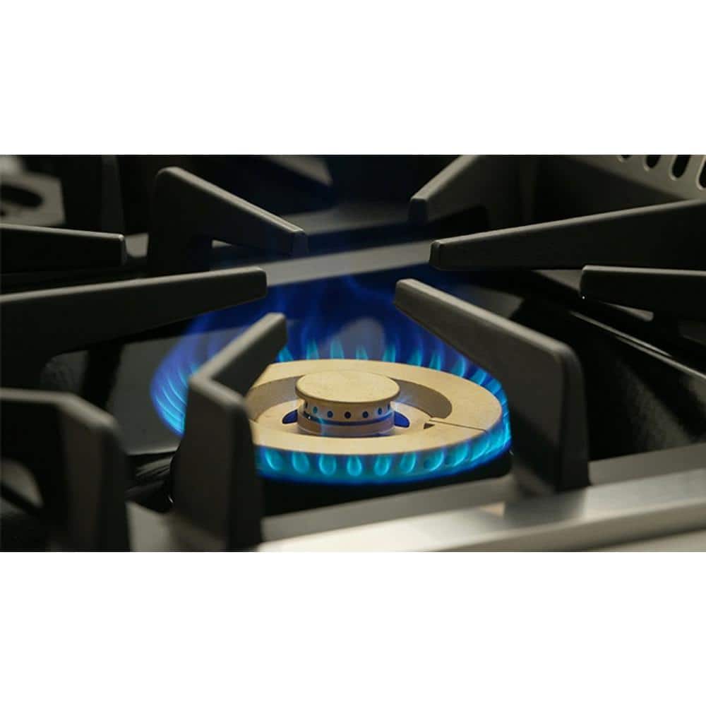 Thor 36" Stainless Steel Dual-Fuel Convection Range with Griddle