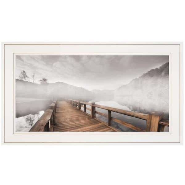 Charlie Lake Cherokee Dock I 1-Piece Framed Wall Art 12 in. x 21 in.
