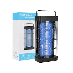 20-Watt Large Electronic Outdoor Insect Killer Mosquito Bug Zapper Repellent for Home. Farm, Backyard and Garage, Black