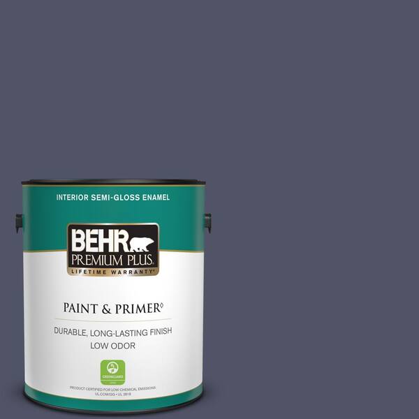 BEHR PREMIUM PLUS 1 gal. #S560-7 Lap of Luxury Semi-Gloss Enamel Low Odor Interior Paint & Primer