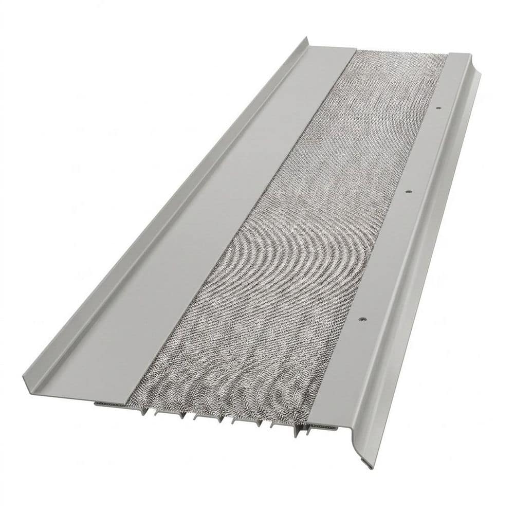 Micromesh [6.5 in. x 1 ft.] Gutter Guard only for 6 in. Half Round Gutters, Aluminum Frame and SS Mesh, Light Gray price history on PriceWatchPro