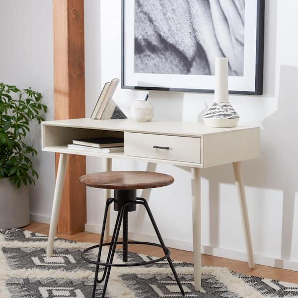 Rustic on sale white desk