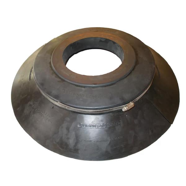 All Style Large Retro-Split Storm Collar Umbrella Flashing; Fits Nominal Pipe Size 6 in. Dia (6.675 in. O.D.) Pipe