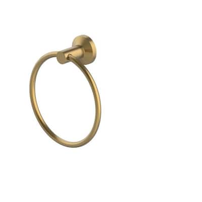 Dorind Wall Mounted Towel Ring in Matte Gold