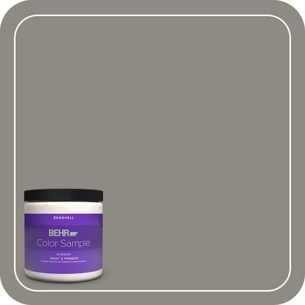 BEHR PREMIUM PLUS 8 oz. #BXC-55 Concrete Sidewalk Eggshell Enamel Interior Paint & Primer Color Sample