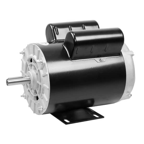 SKYSHALO SPL Air Compressor Motor 5HP 5/8 in. Keyed Shaft Electric Single Phase Motor 230-V 16/15 Amp 56HZ Frame CW/CCW Rotation