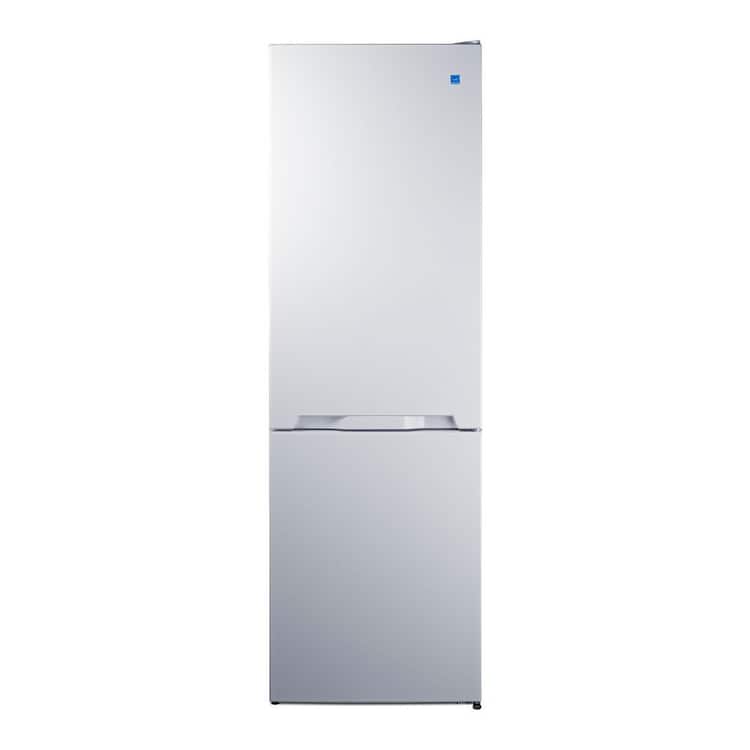 Summit Appliance 24 in. 11.7 cu. ft. Bottom Freezer Refrigerator in White, Energy star