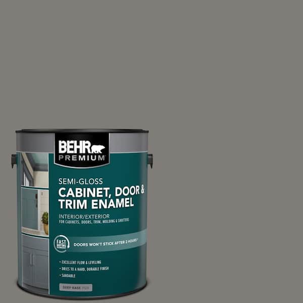 1 gal. #PPU24-21 Greyhound Semi-Gloss Enamel Interior/Exterior Cabinet, Door & Trim Paint