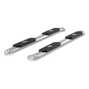 4-Inch Oval Polished Stainless Steel Nerf Bars, Select Toyota Tacoma