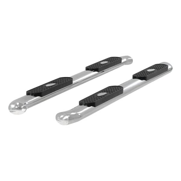 Aries 4-Inch Oval Polished Stainless Steel Nerf Bars, Select Toyota Tacoma