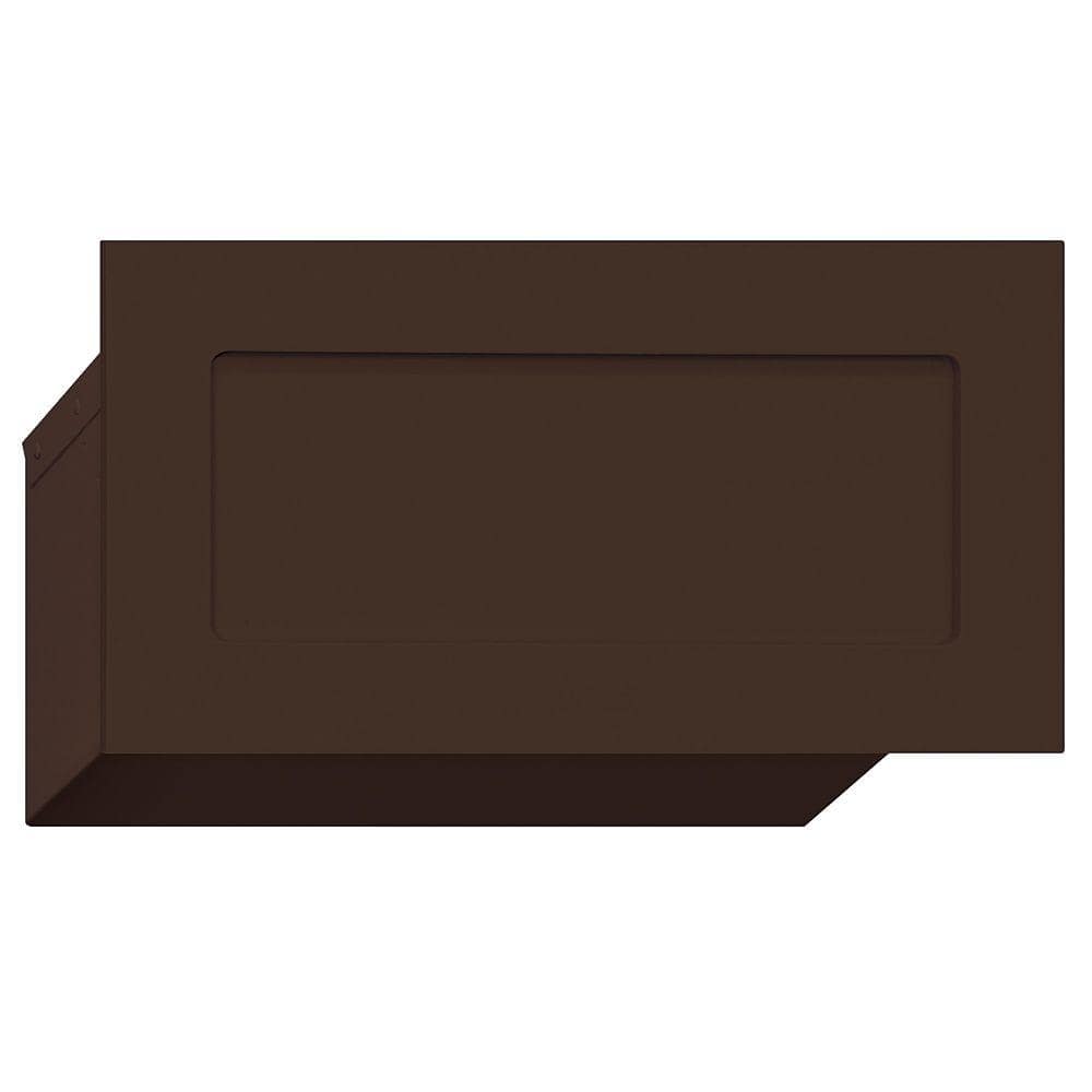 2255 Series Bronze Recessed-Mounted Mail Drop