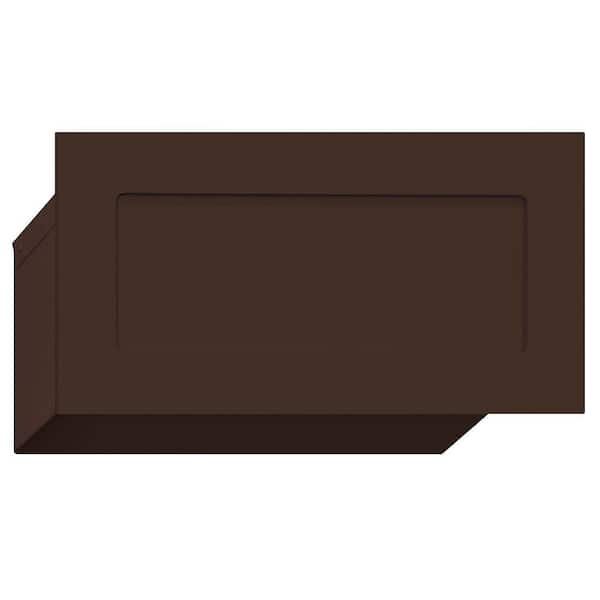 Salsbury Industries 2255 Series Bronze Recessed-Mounted Mail Drop