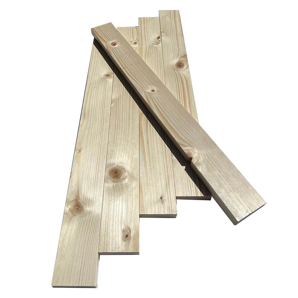 1 in. x 3 in. x 8 ft. Knotty Pine S4S Softwood Board (5-Pack) price history on PriceWatchPro