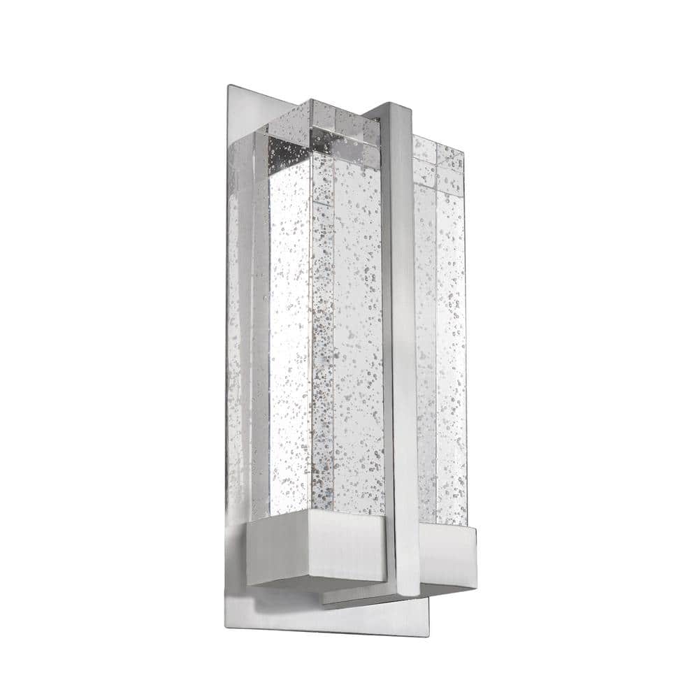 Chrome 12" Dimmable Direct Wired Wall Sconce