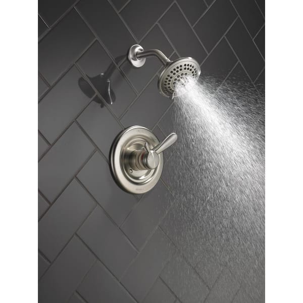 Delta Lahara 1-Handle Wall Mount Shower Only Faucet Trim Kit in Stainless  (Valve Not Included) T17238-SS - The Home Depot