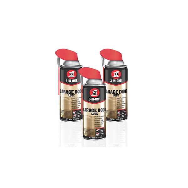 3-IN-ONE 11 oz. Garage Door Lube with Smart Straw Spray (3-Pack)