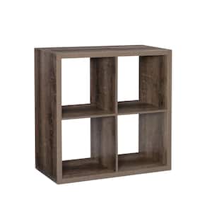 Dillon Grey 4-Cubby Horizontal or Vertical Storage Cabinet