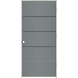 36 in. x 80 in. Left-Hand Solid Core Graphite Composite Single Prehung Interior Door
