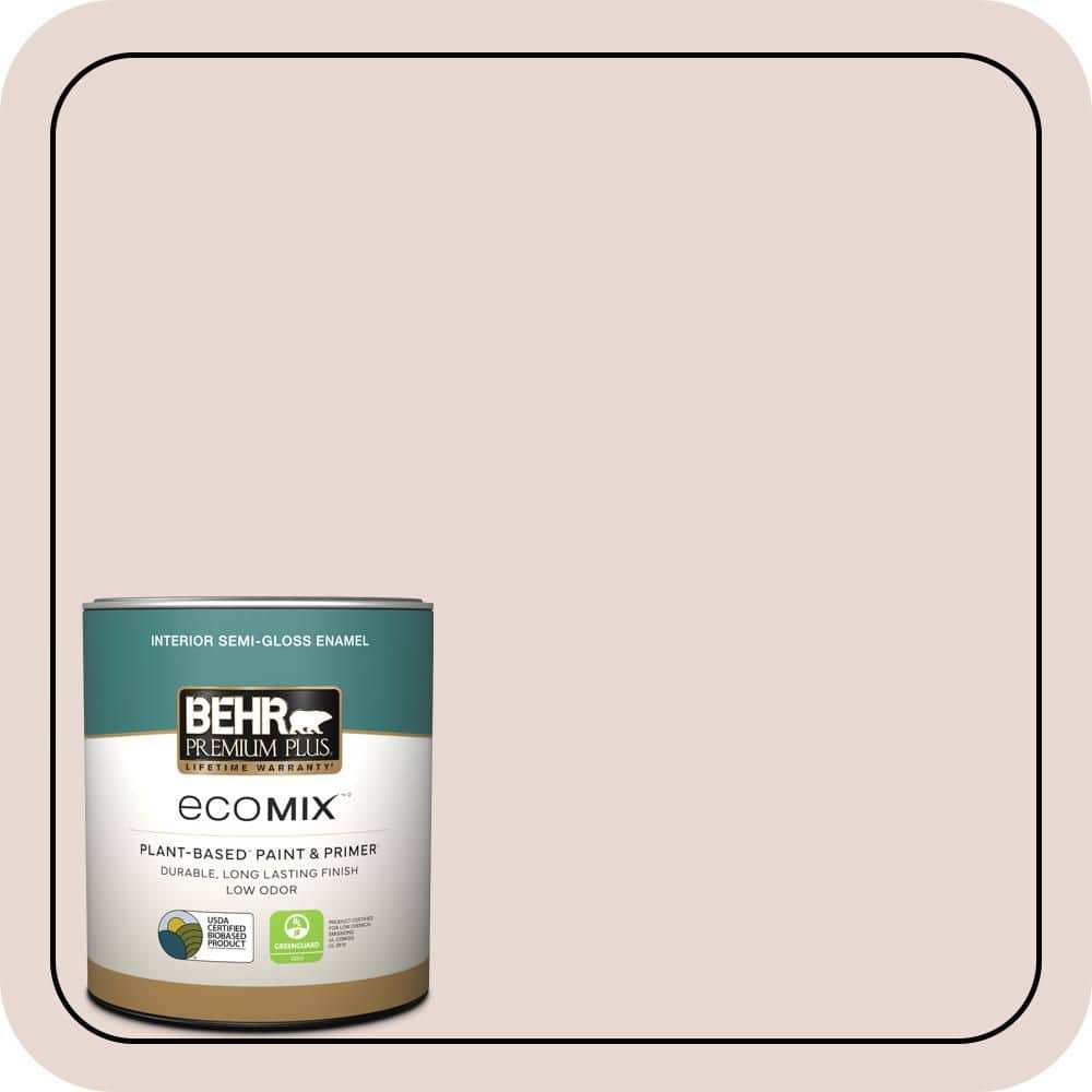 1 qt. #T13-11 Bees Knees Semi-Gloss Enamel EcoMix Plant-Based Interior Paint & Primer price history on PriceWatchPro