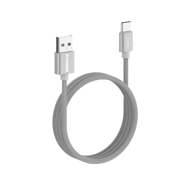 6 ft Braided Type C to Standard USB Charging Cable