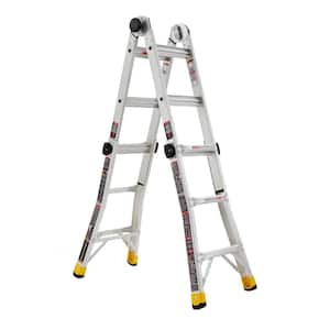 14 ft. Reach MPXA Multi-Position Ladder/MPX Wheel Kit/MPX Rail Bracket Kit (Combo-Pack)