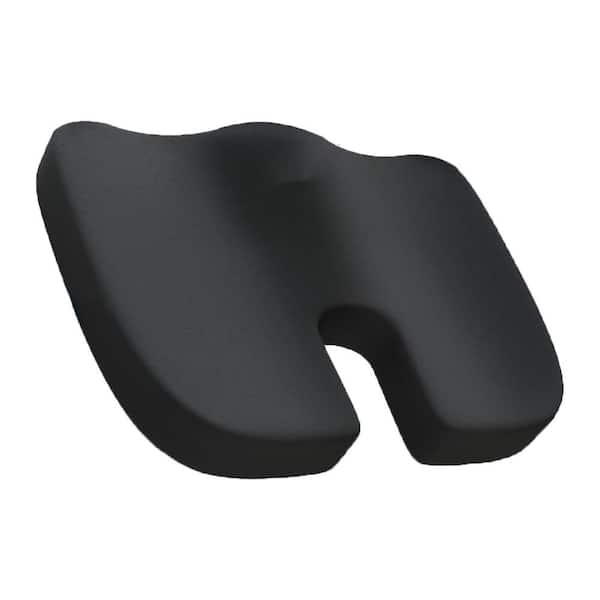 Ideal Choice Solid Ergonomic Chair Pad (Set of 1) in Black