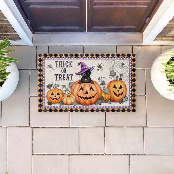 Sm:)e Spooky Ghost Boo Halloween Kitchen Rugs And Mats 17 X 29 Inch 17 X 47 Inch Set Of 2 Black, Low-Profile Rugs For Floor - View #5